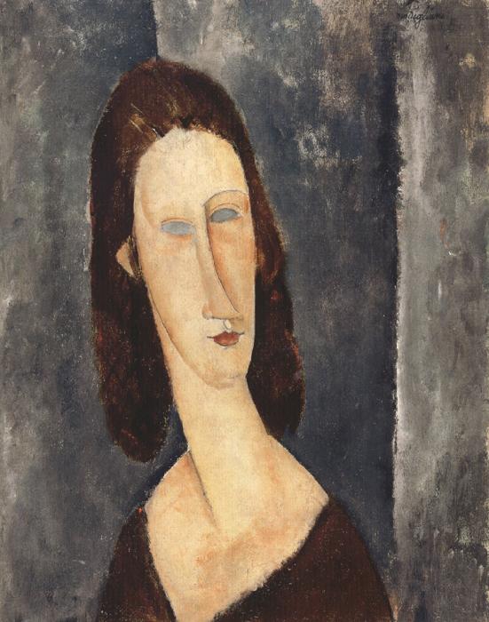 Amedeo Modigliani Blue Eyes or Portrait of Madame Jeanne Hebuterne (mk39) Germany oil painting art